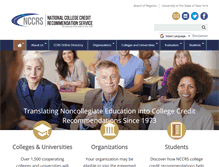 Tablet Screenshot of nationalccrs.org